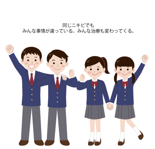 同じニキビでもみんな治療は違ってくる